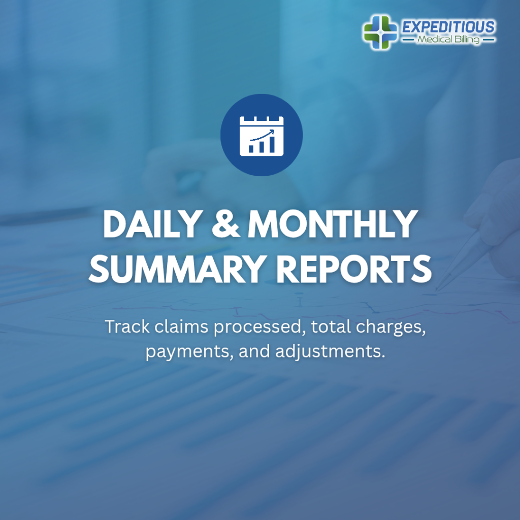 Comprehensive medical billing reports examples